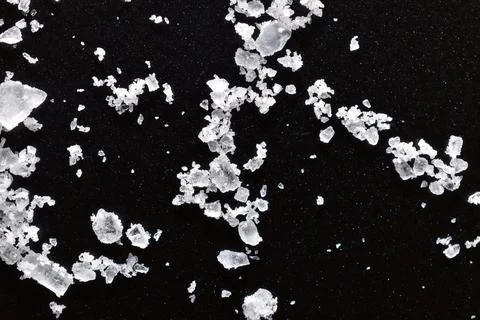 Diamond scattering of crystals on dark. Stock Photos
