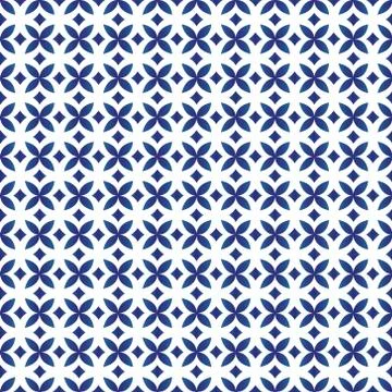 Diamond Seamless Geometric Pattern on Isolated White Background Stock Illustration