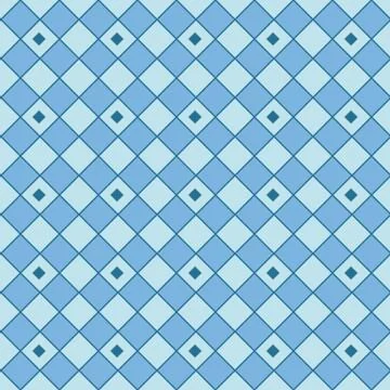Diamond Seamless Geometric Pattern Vector Background Stock Illustration