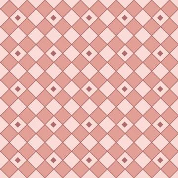 Diamond Seamless Geometric Pattern Vector Background Stock Illustration