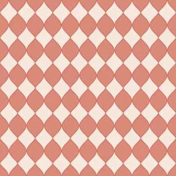 Diamond Seamless Geometric Pattern Vector Background Stock Illustration