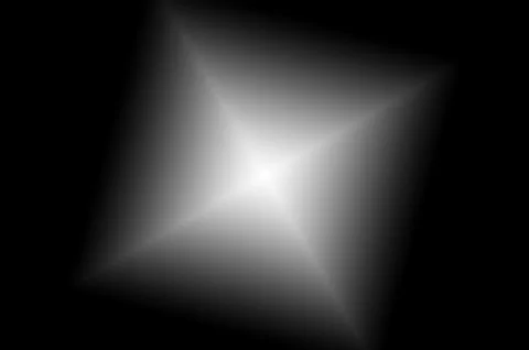 Diamond shape Abstract isolated on black background Stock Illustration