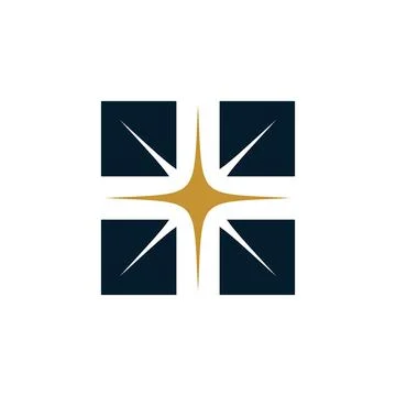 Diamond Shape Abstract Pattern Flower Logo Template Illustration Design. Ve.. Stock Illustration