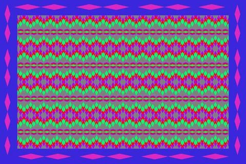 Diamond shape form a pattern to be classic stripe Stock Illustration