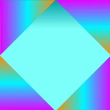 Diamond shape in gradient pink and blue color for wallpaper and background Stockillustratie