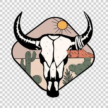 Diamond Shape With Two Sharp Horns Positioned simple Illustrazione stock