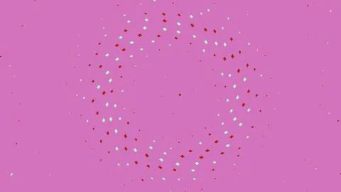 Diamond shapes pattern on pink background イラスト素材