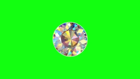 Diamond Shine Animation Chroma Key Stock Footage 337092365