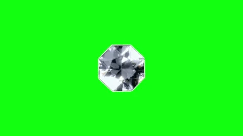 Diamond Shine Animation Chroma Key Stock Footage 337092373