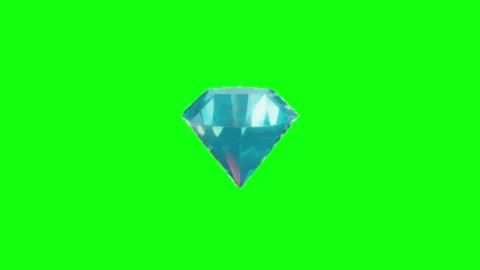 Diamond Shine Animation Chroma Key Video stock 337092387