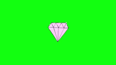Diamond Shine Animation Chroma Key Stock Footage 337092419
