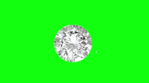 Diamond Shine Animation Chroma Key Vídeo Stock 337092432