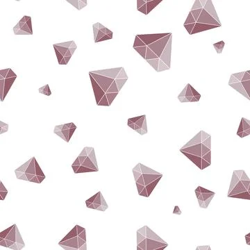 Diamond simple seamless pattern background. Illustration Stock Illustration