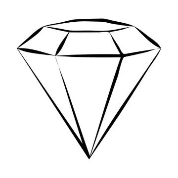 Diamond Skech Stock Illustration