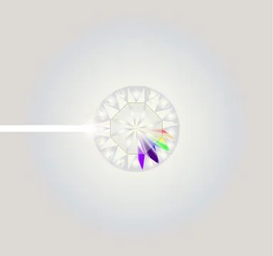 Diamond Spectrum Illustrazione stock