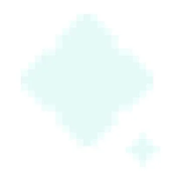 Diamond speech bubble chat message box pixel art style vector light blue colors 스톡 일러스트
