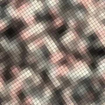 Diamond square shaped abstract mosaic tiles pattern with Diagonal symmetrical Illustrazione stock