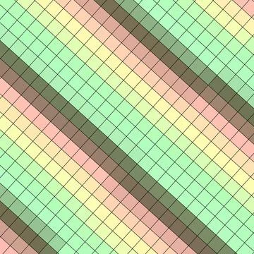 Diamond square shaped abstract mosaic tiles pattern with Diagonal symmetrical Stock Illustration