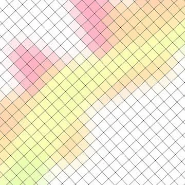 Diamond square shaped abstract mosaic tiles pattern with Diagonal symmetrical Illustrazione stock