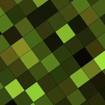 Diamond square shaped abstract mosaic tiles pattern with Diagonal symmetrical Illustrazione stock
