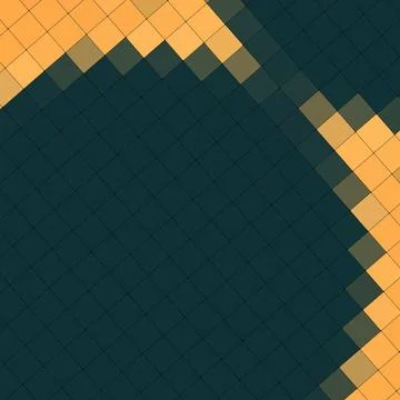 Diamond square shaped abstract mosaic tiles pattern with Diagonal symmetrical Stock Illustration