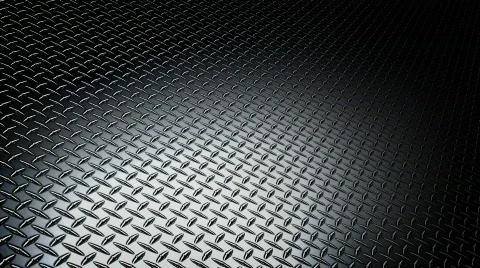Diamond Steel Plate Background LOOP Stock Footage 372766