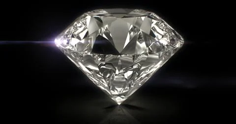 Diamond stock image 3d rendered Stock Illustration