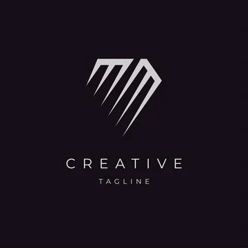 Diamond stone logo design	 Stock Illustration