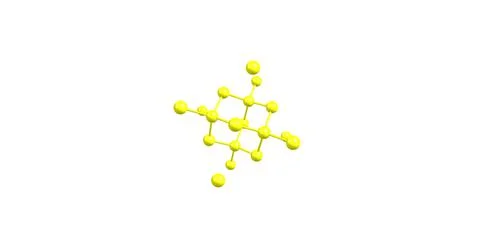 Diamond structure isolated on white. Stock Illustration
