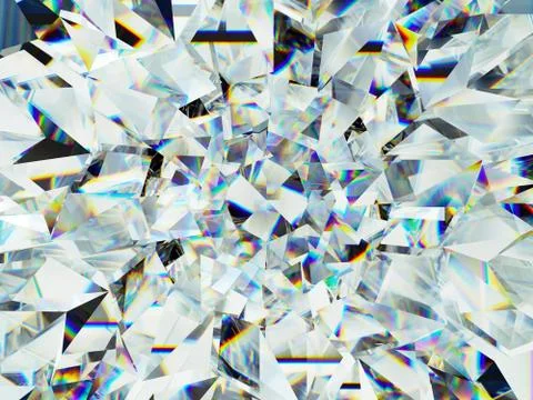 Diamond structure star shape and kaleidoscope background Stockillustratie