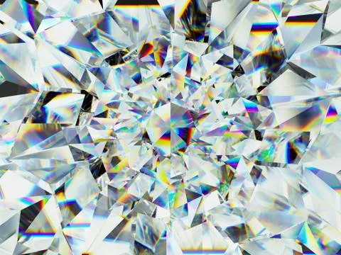 Diamond structure star shape and kaleidoscope background Stockillustratie