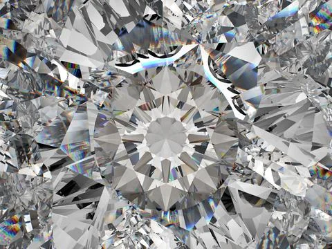 Diamond structure star shape and kaleidoscope background 스톡 일러스트