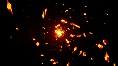 Diamond swirl particle loop animation Video stock 240791411