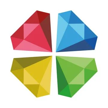 Diamond symbol Stock Illustration