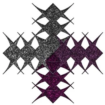 Diamond textured plus and rectangle icon Illustrazione stock