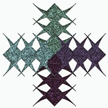 Diamond textured plus and rectangle icon Illustrazione stock