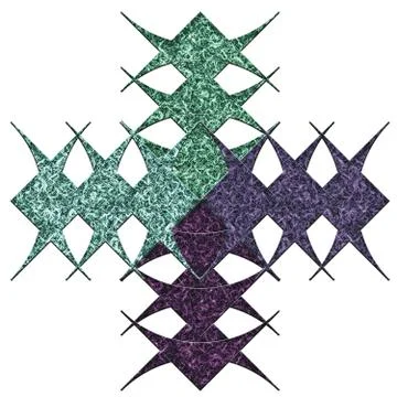 Diamond textured plus and rectangle icon Illustrazione stock