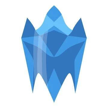 Diamond tooth icon isometric vector. Dental care Stock Illustration