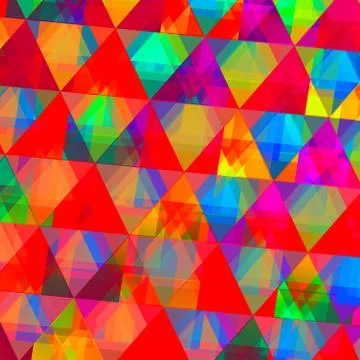 Diamond-Like Triangle Pattern Stock Illustration