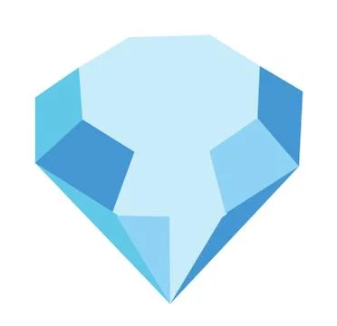 Diamond vector icon illustration Illustrazione stock