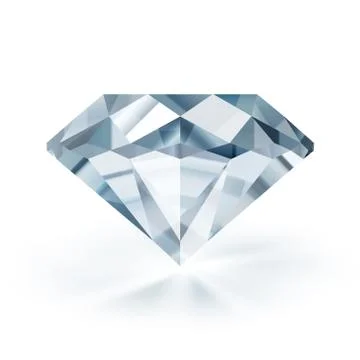 Diamond vector illustration on white background イラスト素材