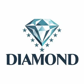 Diamond Vector Logo Stock-Illustration