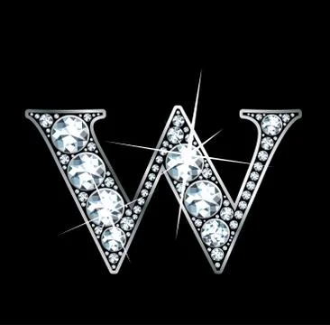 Diamond "W" Stock Illustration