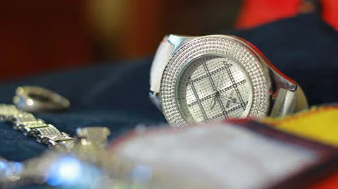 Diamond Watch 2 Stock Footage 22606093