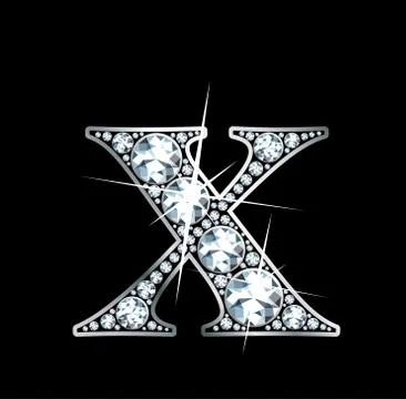 Diamond "X" Stock Illustration