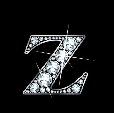 Diamond "Z" RASTER Stock Illustration