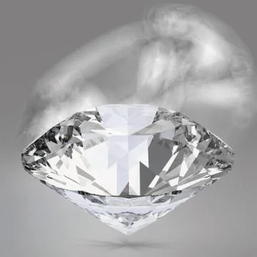 Diamonds 3d in composition as concept Stock-Illustration