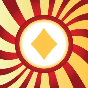 Diamonds abstract icon 스톡 일러스트