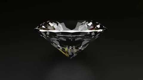 Diamonds bouncing on a black background Stock Footage 160290868