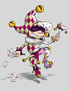Diamonds &amp; Dots Fool Stock Illustration